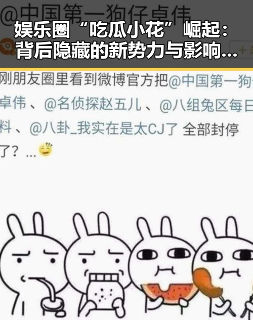 娱乐圈“吃瓜小花”崛起:背后隐藏的新势力与影响分析